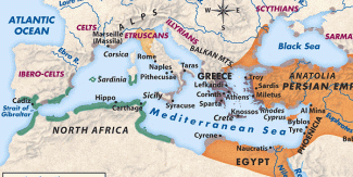 Geschiedenis van de Mediterrane wereld van 3000V.CHR tot 400 N.CHR